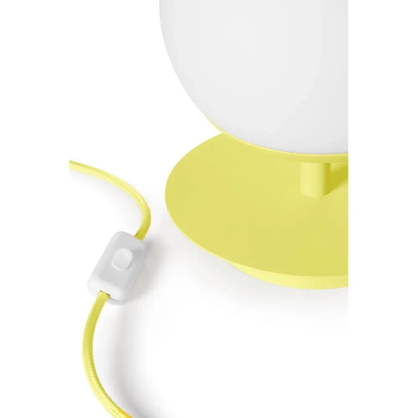 Lampa stołowa do salonu metalowa PLAAT ST PLS11111P1 żółta