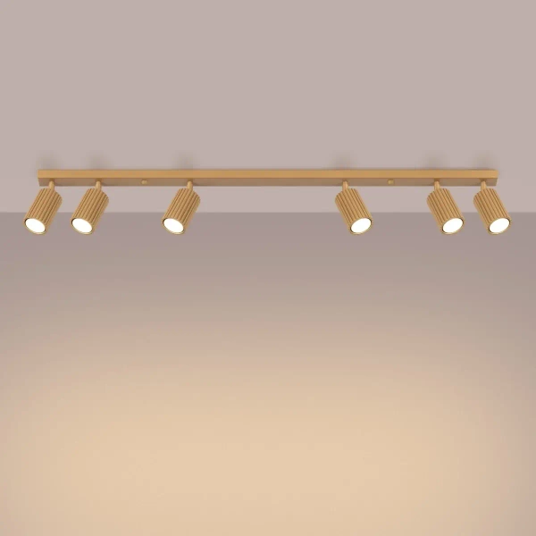 Sufitowa lampa z regulacją KARBON SL.1566 listwa metalowa złota