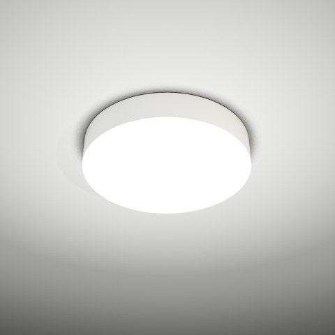 Plafon LAMPA sufitowa BUNGO 7142 Shilo okrągła OPRAWA ścienna KINKIET biały