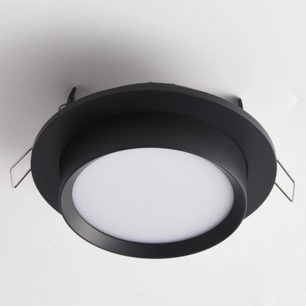 Lampa podsufitowa Hoop DL086-GX53-RD-B downlight okrągły czarny
