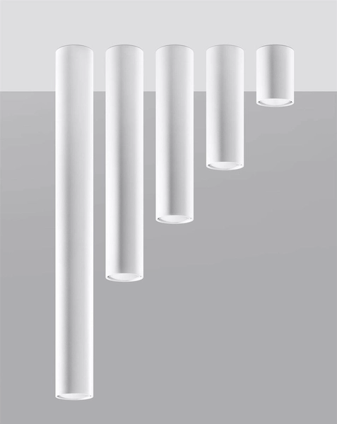 Minimalistyczny downlight sufitowy SL.0998 biała lampa tuba