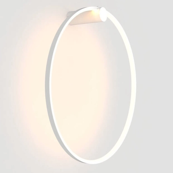 Okrągły kinkiet ścienny Mirror LP-999/1W S WH LED 50W 3000K IP44 biały