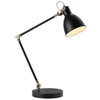 Stołowa LAMPA loftowa HOUSE 107739 Markslojd metalowa LAMPKA biurkowa stojąca cyna czarna