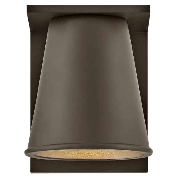 Lampa ścienna na balkon Hans HK-HANS-S-ABZ tuba stożek IP44 brązowy