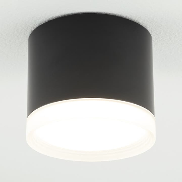 Lampa punktowa natynkowa Silba 10477 Nowodvorski okrągła tuba czarna