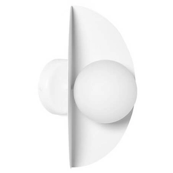 Kinkiet ścienny okrągły Sallo SAD11000 do jadalni kula ball biała