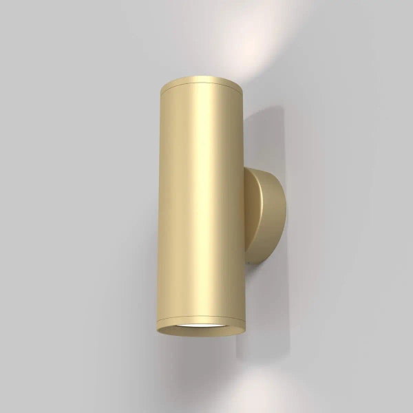 Lampa ścienna Focus S C068WL-02MG Maytoni tuba góra-dół złota