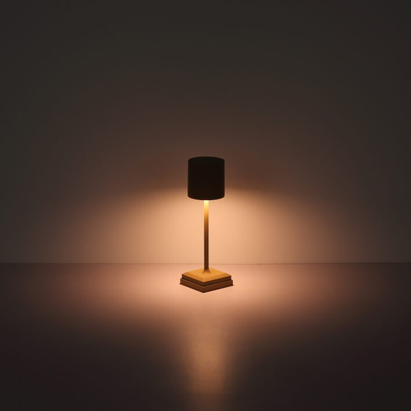 Abażurowa stojąca lampa Dixon 58487S LED 1,5W 2900K dotykowa beżowa