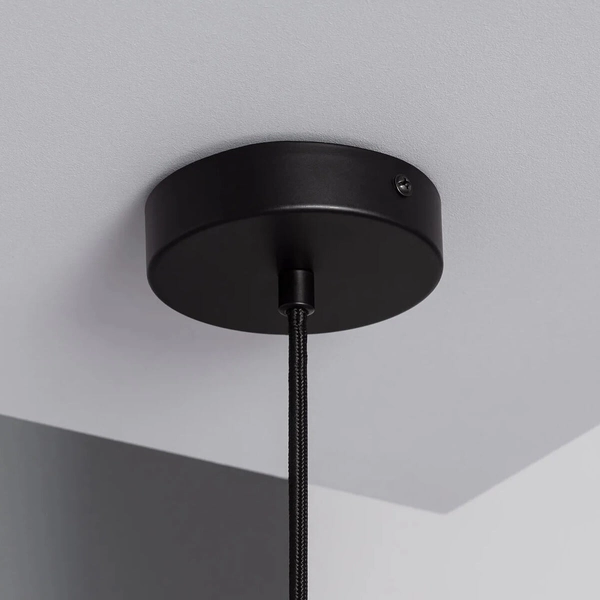 Skracana lampa wisząca Retro ABR-RRP-B-E27 Abruzzo metal błękitny