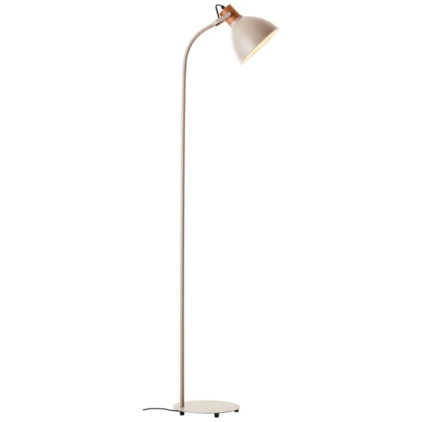 Stojąca lampa metalowa Erena 94556/20 do salonu szara