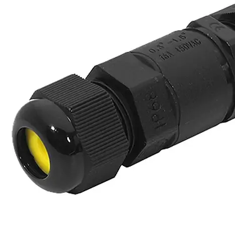 Złączka wodoodporna 450V ACCESSORIES 8845 IP68 czarna