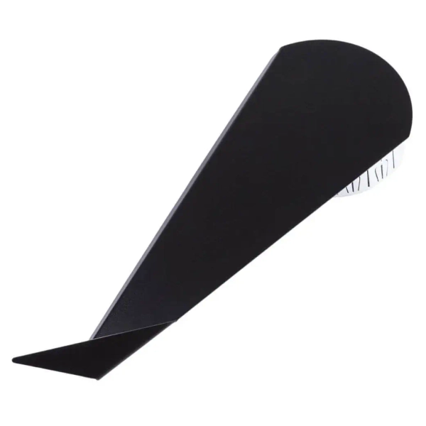 Ścienna lampa ORIGAMI PAWN-B metalowa paw LED 3W 3000K kinkiet czarny