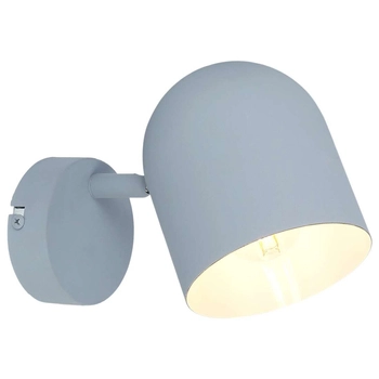 Lampa ścienna AZURO 91-63205 metalowa regulowany reflektorek szary