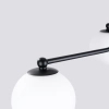 Kulista lampa sufitowa ASTRAL SL.1662 potrójna biała czarna