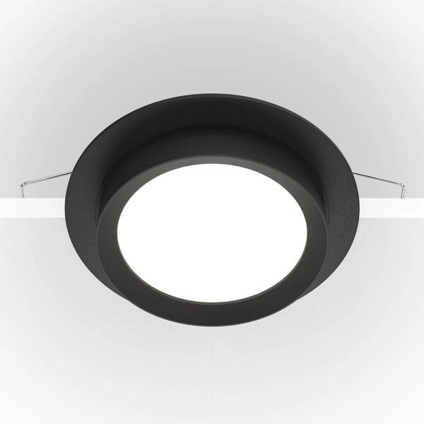 Lampa podsufitowa Hoop DL086-GX53-RD-B downlight okrągły czarny
