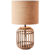 Ekologiczna lampa stołowa Woodrow 93148/09 bambus beż