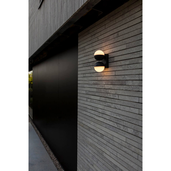 Podwójna lampa zewnętrzna LOOMA 5138003118 LED 7,8W 3000K IP54 biała szara