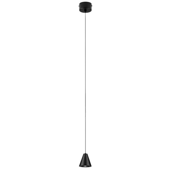 Wisząca lampa stożek ACHOCALLA LE44759 LED 5W 3000K nad stół czarny
