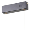 Lampa wisząca Montiela PND-34374-3-BK LED 45W 3000K szkło czarny biały złoty