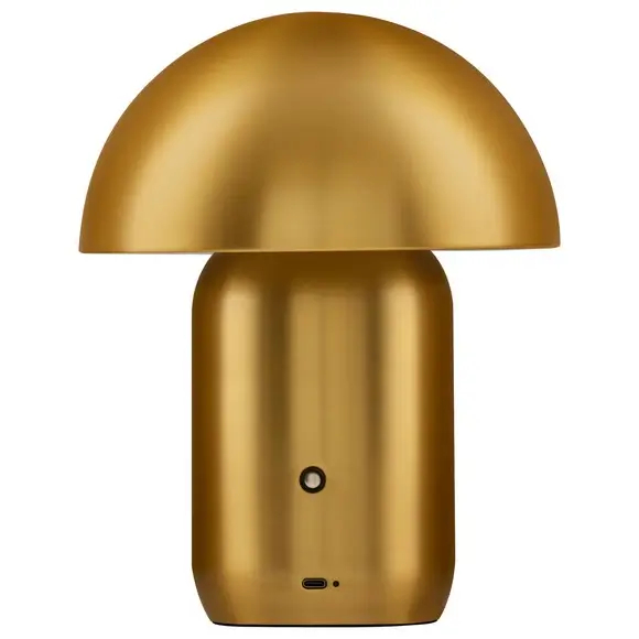 Nocna lampka grzybek LOMENTA LE45582 LED 2W 3000K USB dotykowa złota