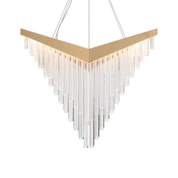 Wisząca lampa nad wyspę Vivien QN-VIVIEN-P-L-BG LED 40W 3000K złota