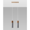 Betonowa lampa wisząca SL.0966 do kuchni betonowa drewniana