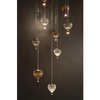 Zwieszana lampa łezka Palloncini P0575 LED 11W 3000K biały bursztynowy