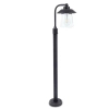 Zewnętrzna stojąca lampa Cate 7264210213 latarnia IP44 rdzawy