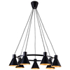 Zwisowa lampa MORE 37-71170 industrialna metalowy okrąg ring czarny