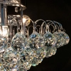 LAMPA sufitowa 6773/6 8C Elem glamour OPRAWA metalowa z kryształkami chrom