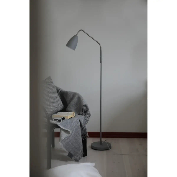 Ledowa lampa podłogowa Patro 108888 LED 4,9W 3000K regulowany szary