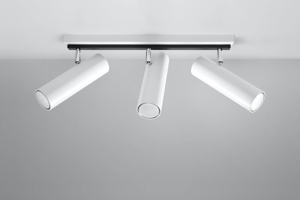 LAMPA sufitowa Direzione SL.0497 Sollux metalowa OPRAWA listwa SPOT regulowane tuby białe