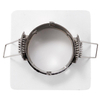 Kwadratowe oczko Speculo 80245 metalowe do łazienki IP65 chrom