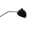 LAMPA ścienna DAVIS MBE0016-2 Italux metalowa OPRAWA kinkiet okrągły na wysięgniku czarny