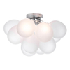 Molekułowa lampa sufitowa Bubbles BUB5202 bańki biały chrom