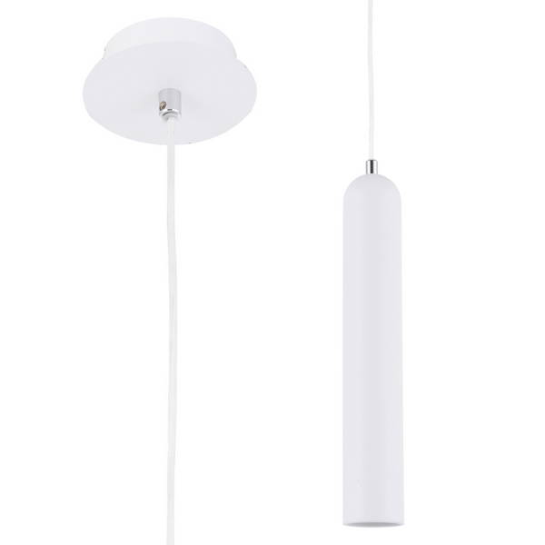 Lampa wisząca Tubo AZ1237 Azzardo tuba do kuchni biała