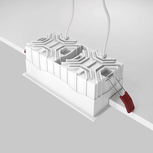 Lampa podtynkowa LED 30W 4000K biały czarny Alfa OUTLET