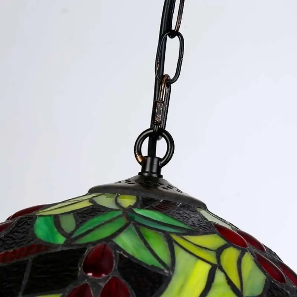 Witrażowa lampa wisząca Capolavoro ABR-LW-CAPO2 do kuchni szklana kolorowa