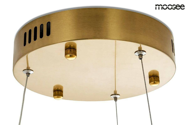 Lampa wisząca Nenufar MSE010100125 glamour kryształowa złota