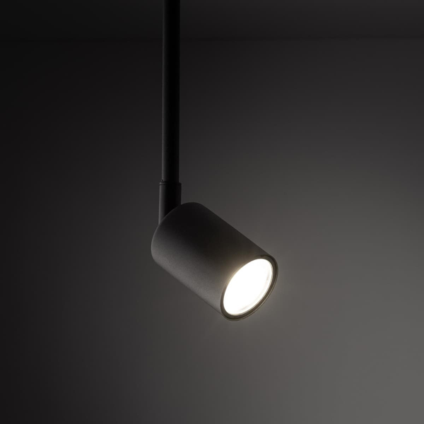 1-fazowa lampa wisząca szynowa Tracer 4932 TK Lighting tuba metalowa czarna