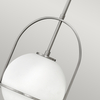Lampa wisząca retro QN-SOMERSET-P-O-BN szklana nikiel