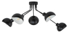 Sufitowa lampa nowoczesna Roy pająk do salonu czarny