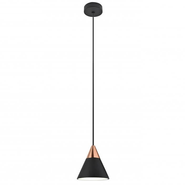 Lampa zwieszana TENTOR AZ3085+AZ3089 LED 7W 3000K czarny różowe złoto