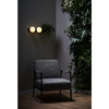 Półka LAMPA dekoracyjna BOTANICA 20853202 Kaspa ścienna OPRAWA metalowy KINKIET kule balls czarne