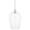 Szklana lampa wisząca L&-1102678 Light& nas wyspę nowoczesna nikiel