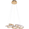 Żyrandol designerski L&-1101561 Light& LED 51W 3000K serpentyna złota