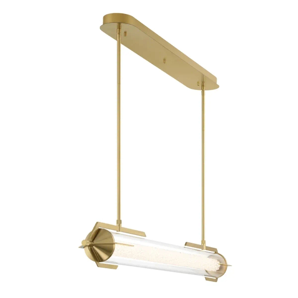 Wisząca lampa szklana tuba Espada QN-ESPADA-LP-BG LED 38W 3000K złoty