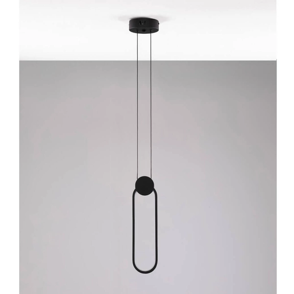 Modernistyczna lampa wisząca Barre LE43550 LED 11W 3000K czarna