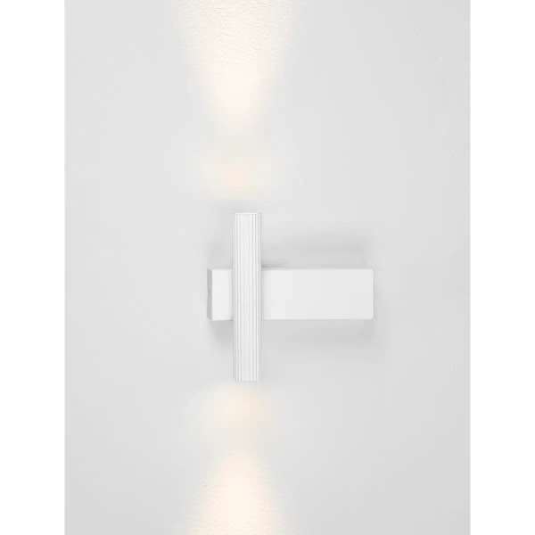 Podłużna lampa ścienna tuba JOSTELA LE45560 LED 6W 3000K metalowa biała