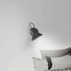 Industrialna LAMPA ścienna ASTAMA LP-1122/1W BK Light Prestige metalowa OPRAWA kinkiet regulowany czarny